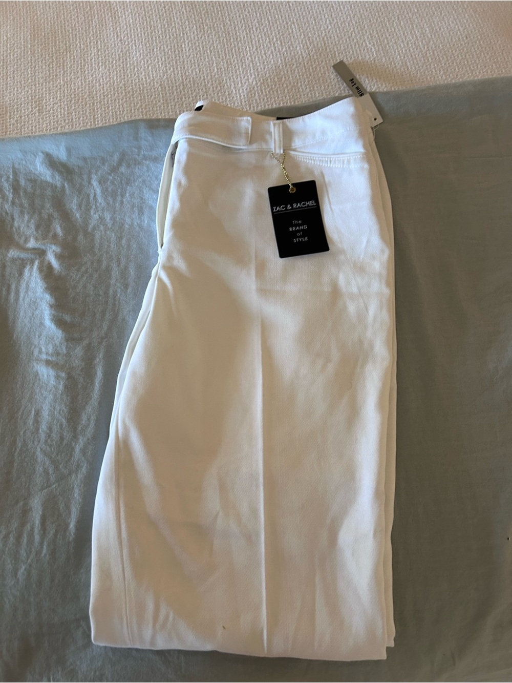 Zac & Rachel White Slim Leg Jeans Sz 16